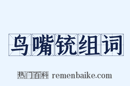 鸟嘴铳组词是什么意思的图片